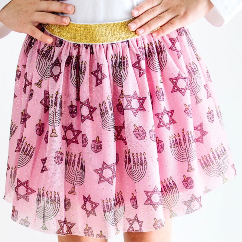 Girls 2Y - 10Y Hanukkah Blush Tutu Skirt