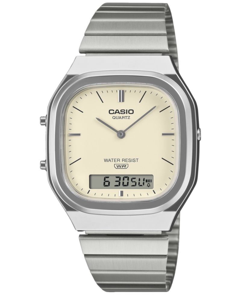 Men's Analog-Digital Stainless Steel Watch 35.8mm