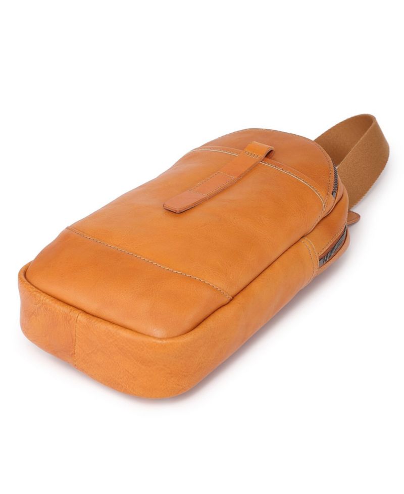 Sun-Wing Leather Sling Bag