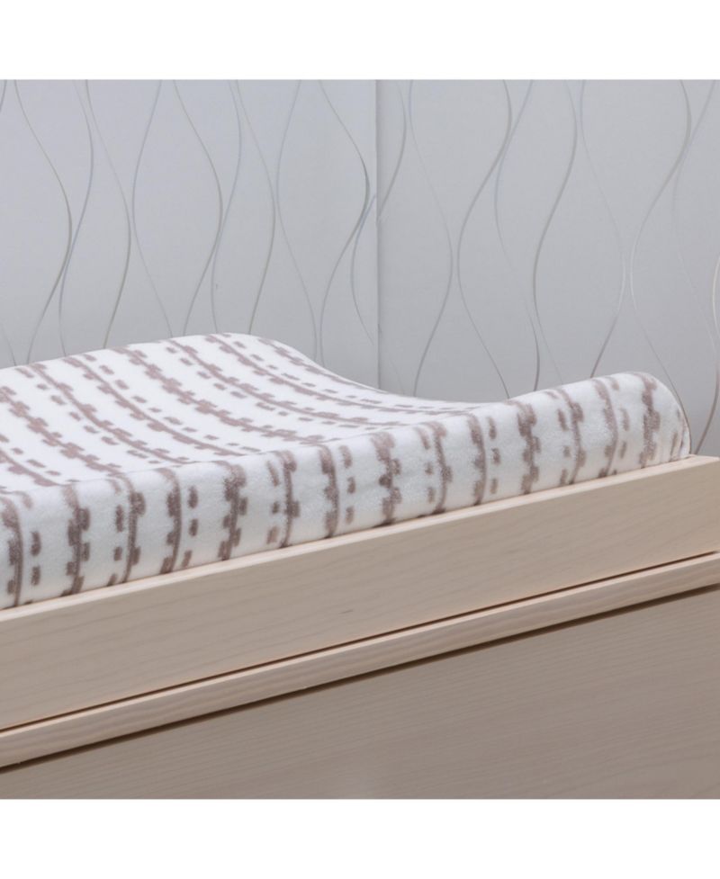 Baby Lambs and Ivy Urban Jungle Gray/White Changing Pad Cover