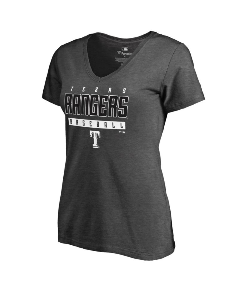 Women's Texas Rangers V-Neck Short-Sleeve T-Shirt