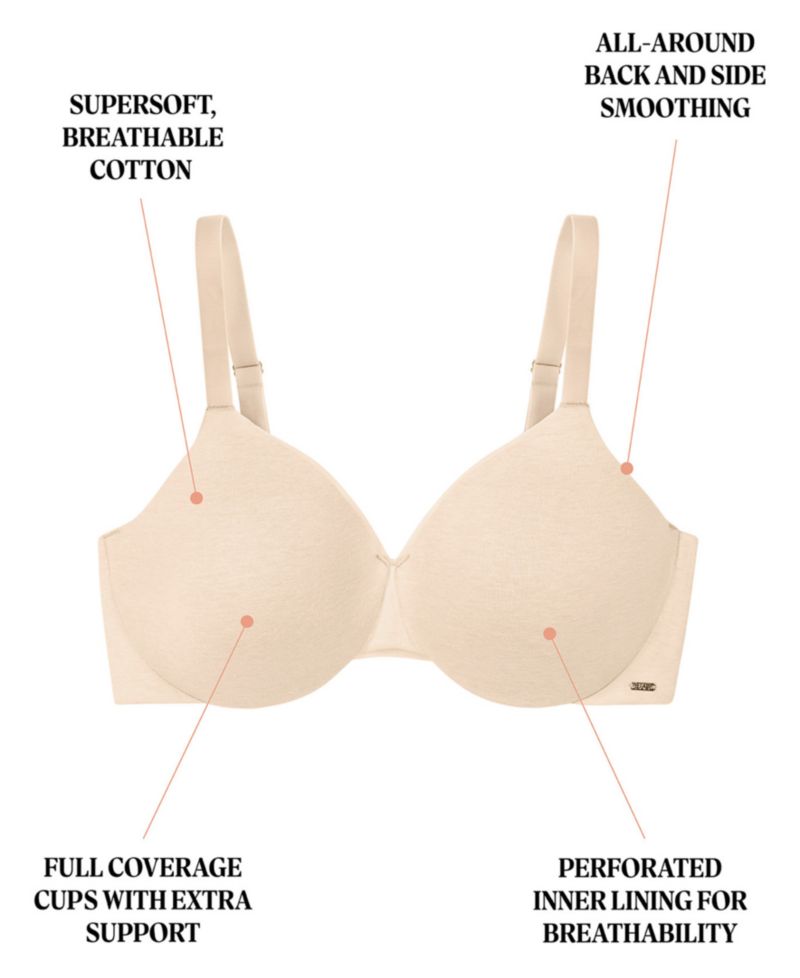 Women's Cotton Collection Underwire T-Shirt Bra DF3421