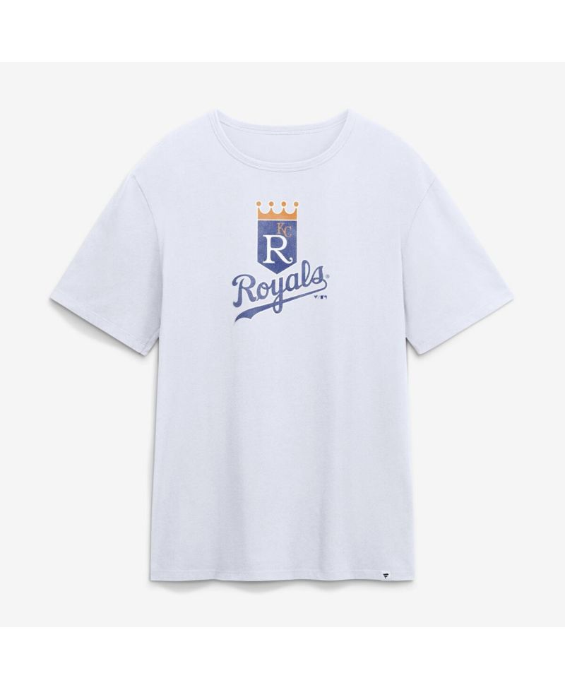 Men's White Kansas City Royals Vintage Logo Legacy T-Shirt