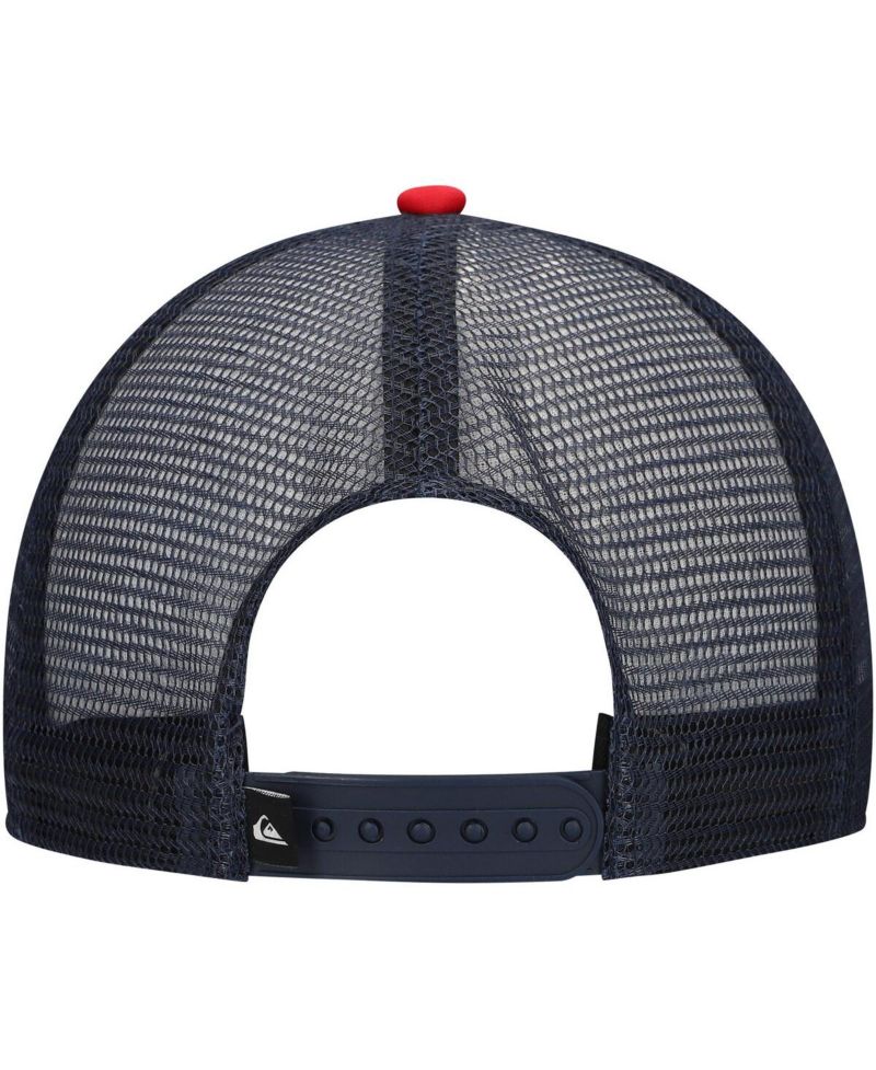 Men's White/Red Coop Trucker Adjustable Hat