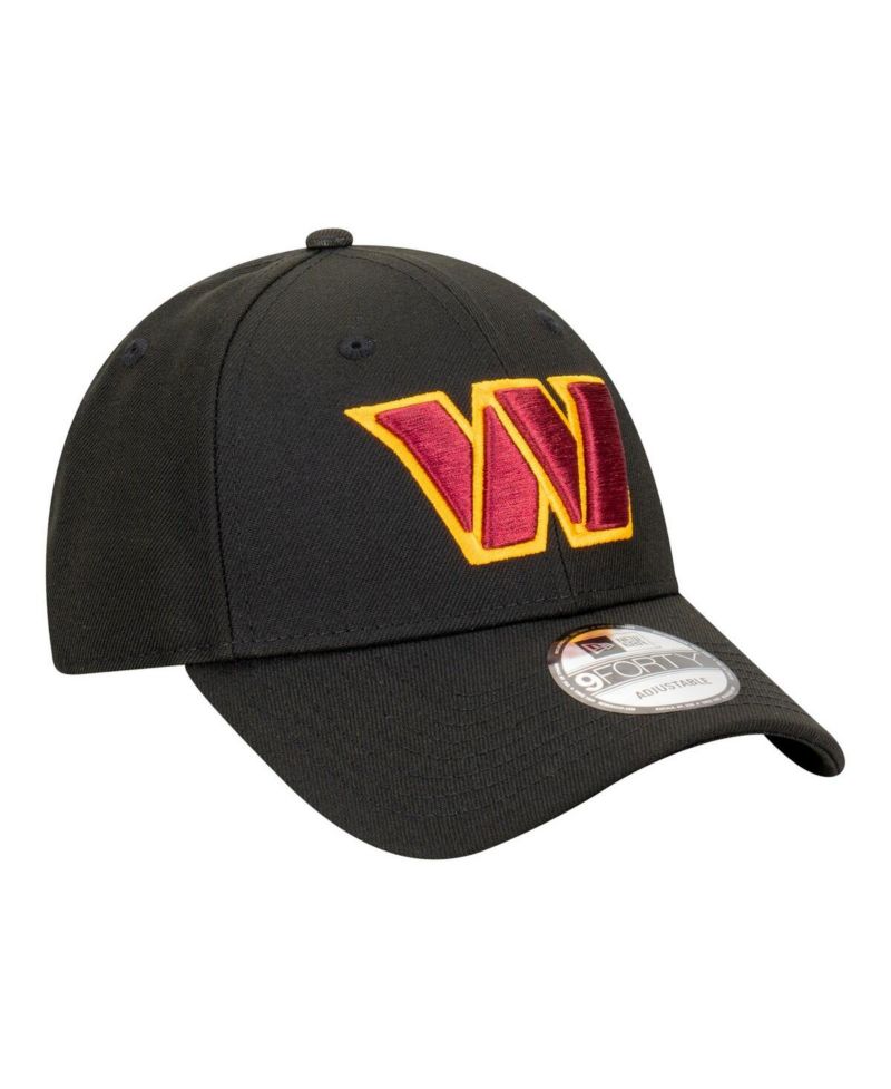 Men's Black Washington Commanders Core Team 9FORTY Adjustable Hat
