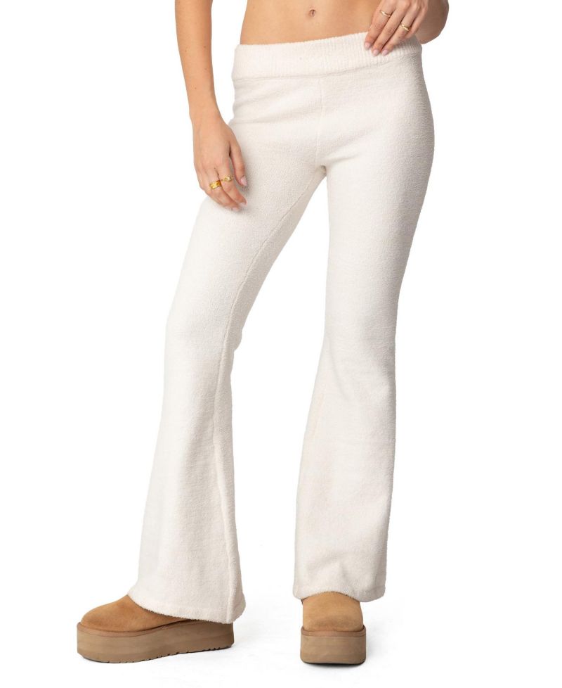 Women's Plush Flared Pants