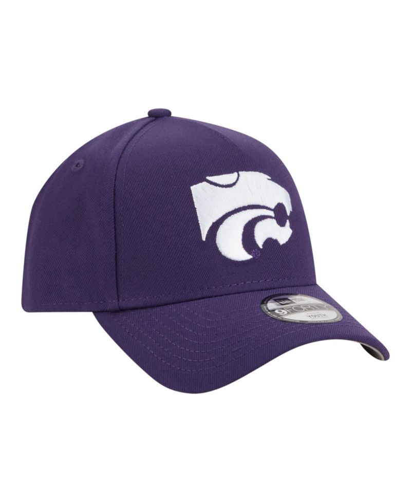 Big Boys and Girls Purple Kansas State Wildcats 9FORTY A-Frame Adjustable Hat