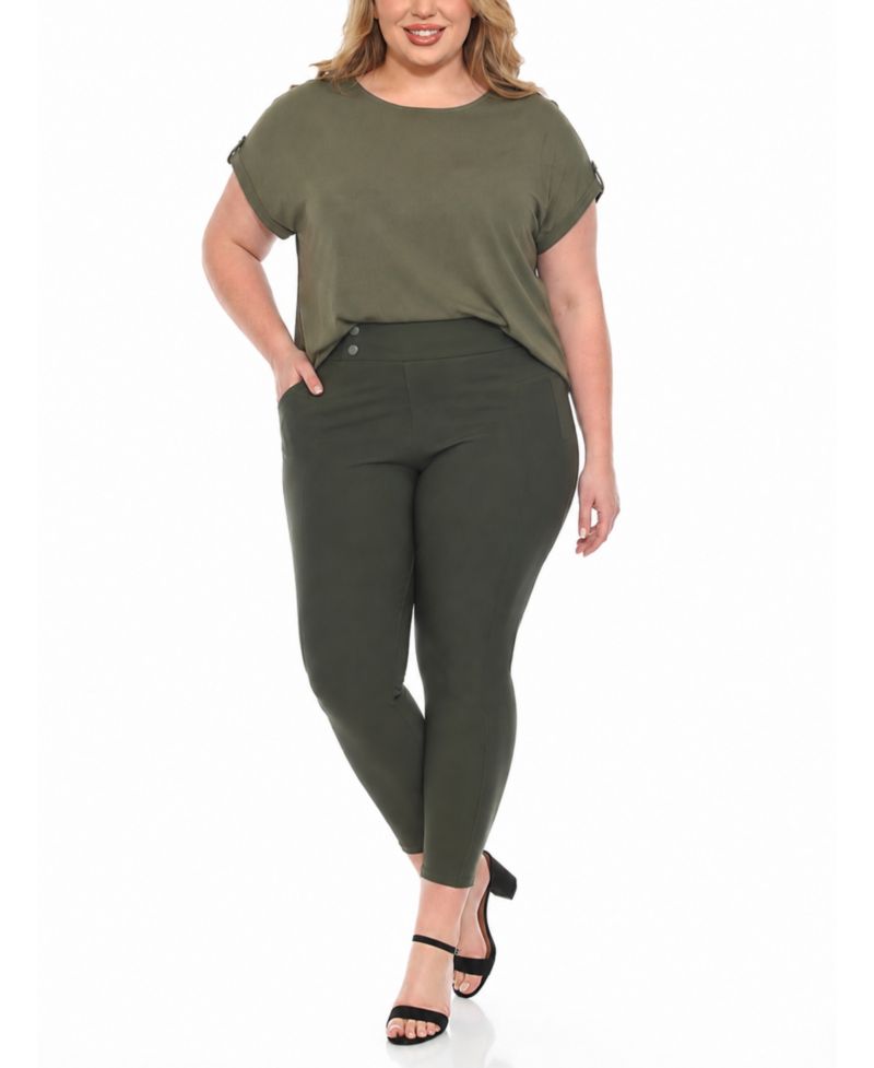 Plus Size Dolman Top and Scuba Pants Set