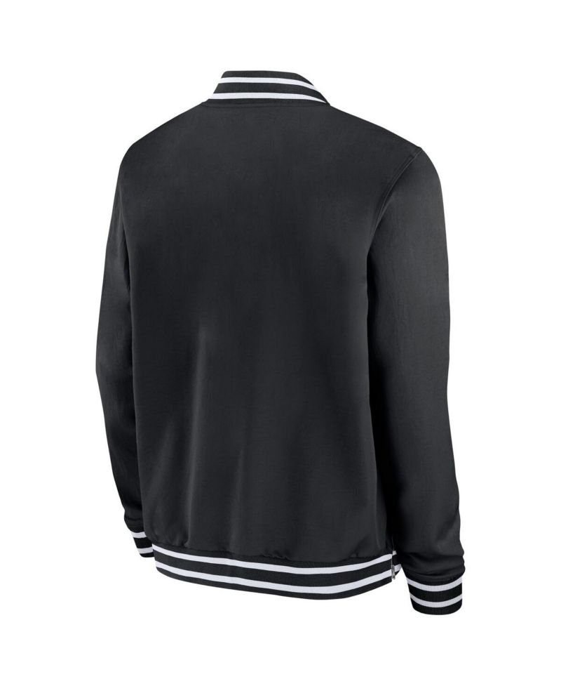 Men's Black Army Black Knights 2024 Rivalry Collection Full-Zip Bomber Jacket