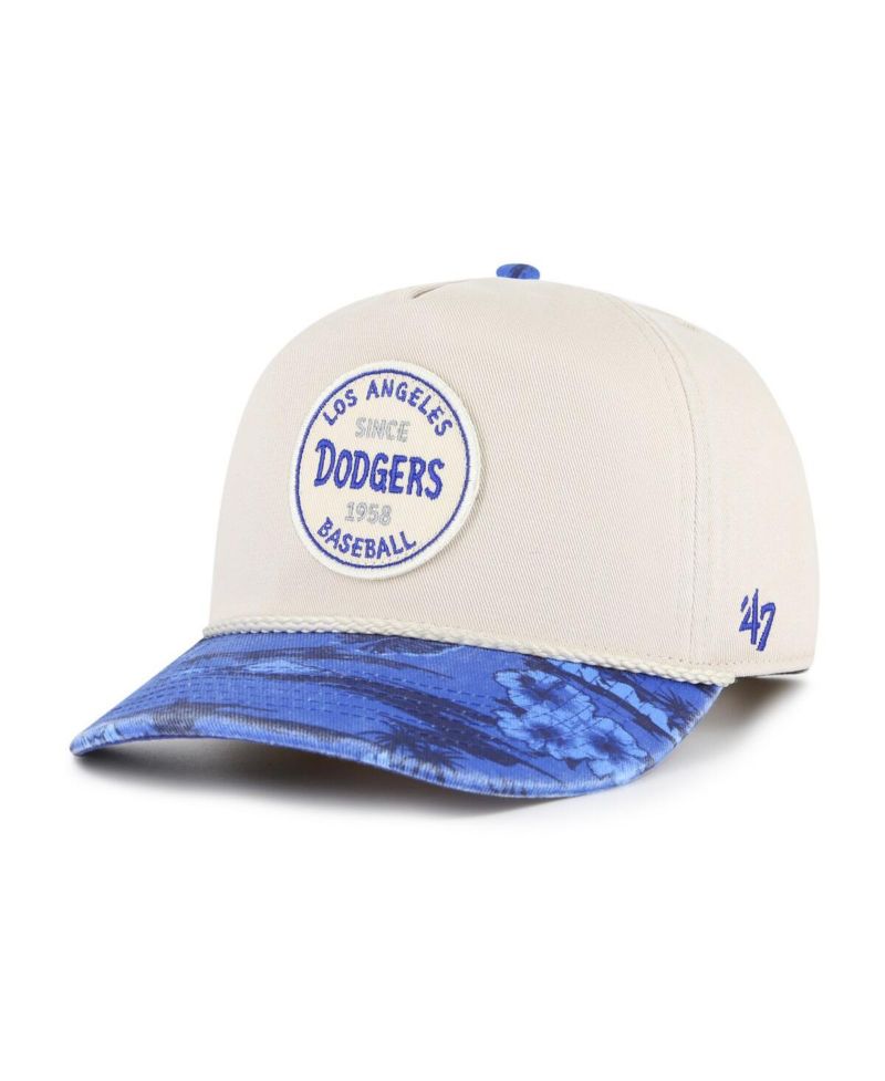 Men's Cream/Navy Los Angeles Dodgers Fiji Rope Hitch Adjustable Hat