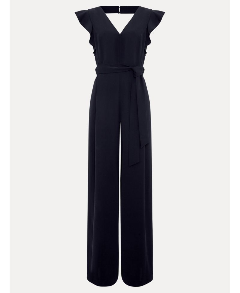 Women's Kallie Frill V-Neck Jumpsuit