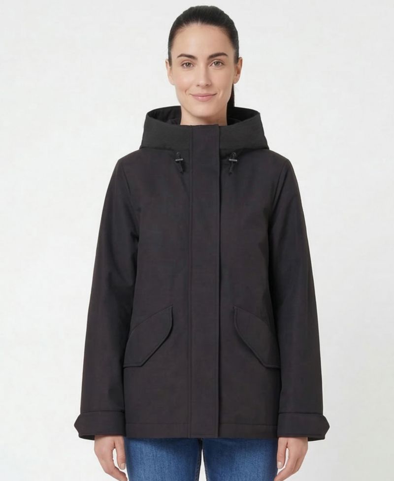 Women's Stand Collar Trench Coat Windbreaker