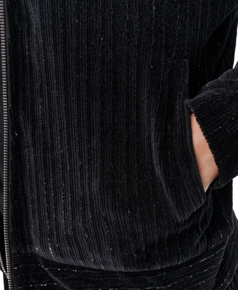Women's Long-Sleeve Lurex Velvet Jacket