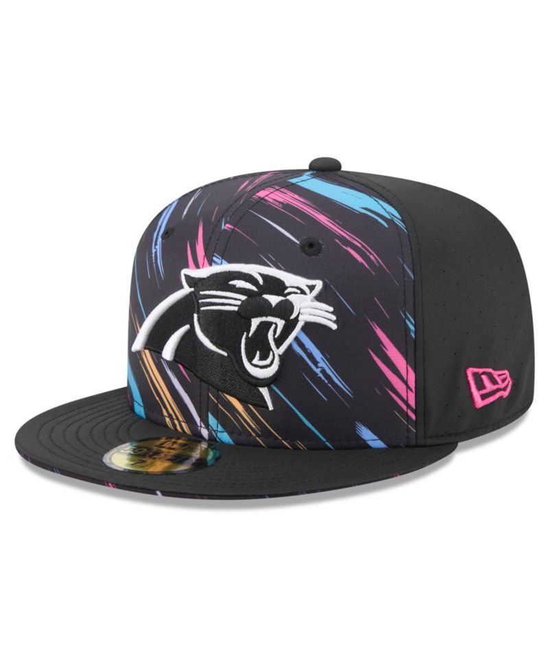 Men's Black Carolina Panthers 2026 NFL Cruical Catch 59FIFTY Fitted Hat