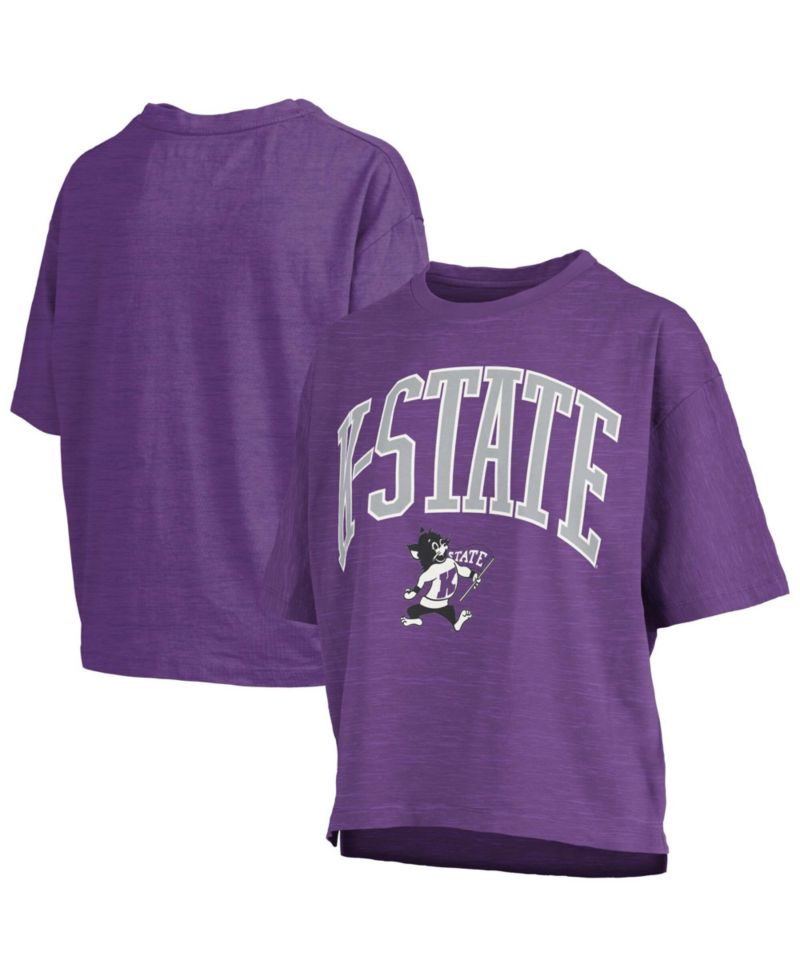 Women's Purple Kansas State Wildcats Nelson T-Shirt