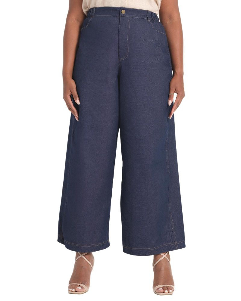 Women's Dakota High Rise Wide-Leg Denim Jean
