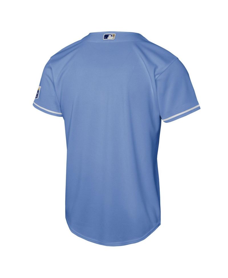 Big Boys and Girls Light Blue Kansas City Royals Alternate Stadium Jersey