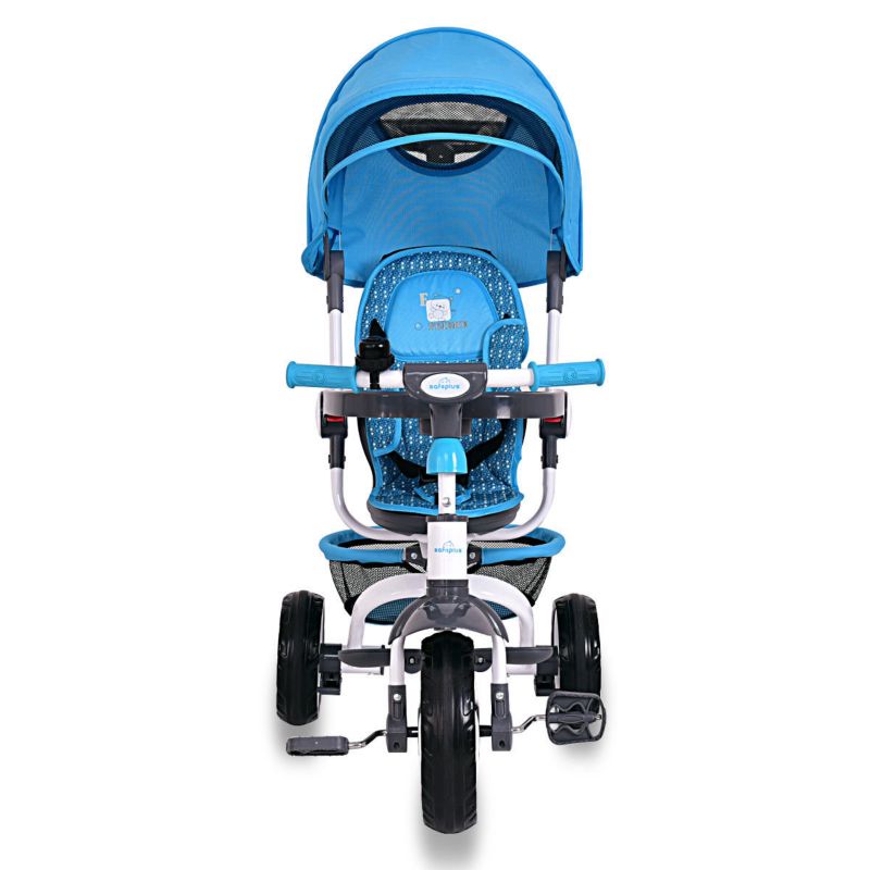 Baby Tricycle Stroller 6-in-1 Kids Push Trike with Removable