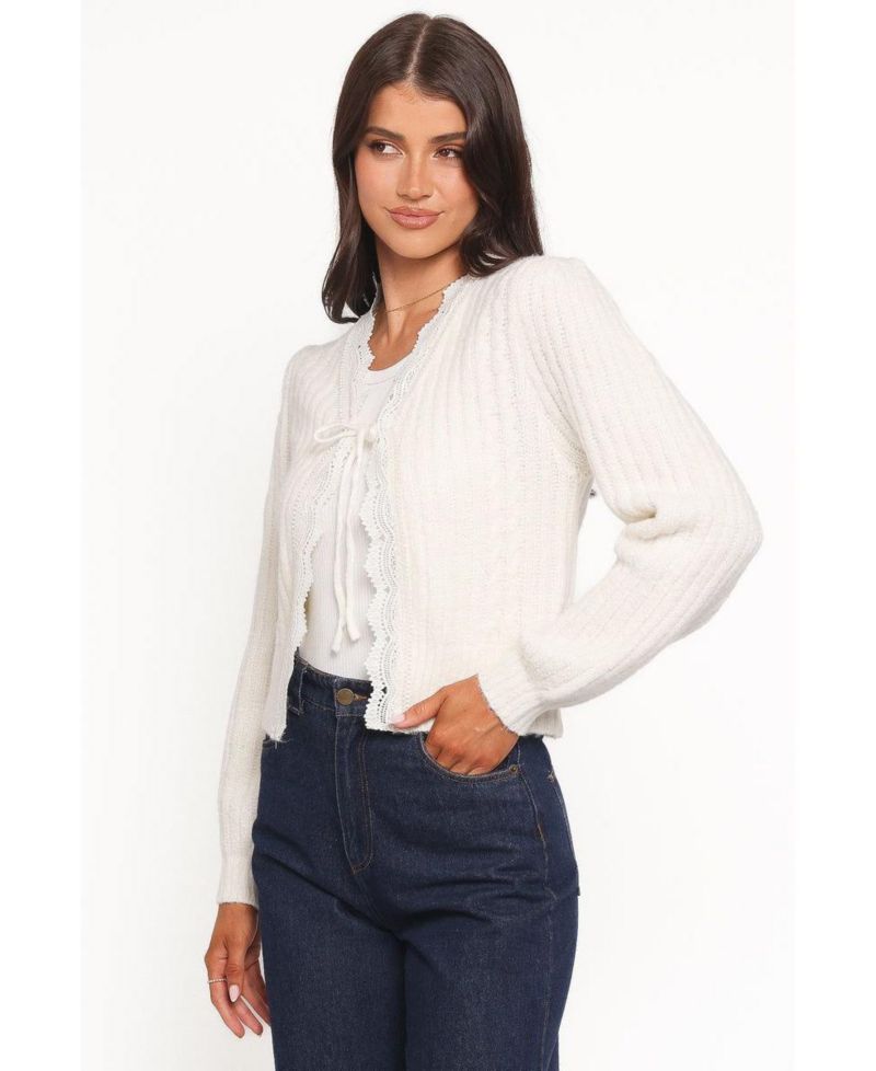 Women's Silvie Lace Front-Tie Cardigan