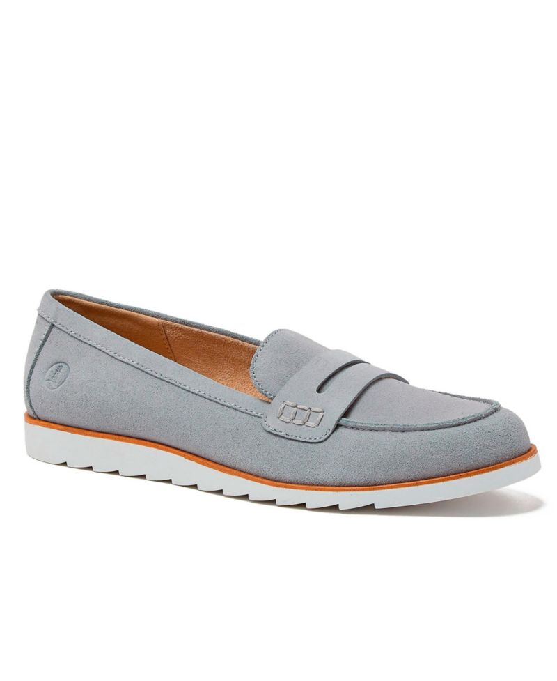 Women's Comfort Lug Sole Suede Loafers