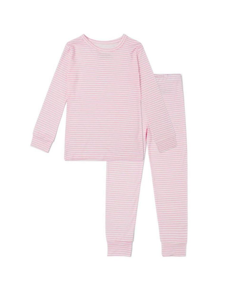 Baby Girls Ballet Stripe Pajama Set