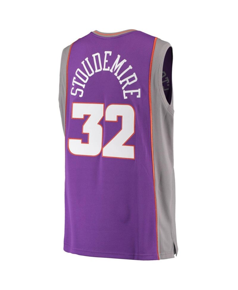 Men's Amar'e Stoudemire Purple Phoenix Suns Hardwood Classics Authentic Jersey