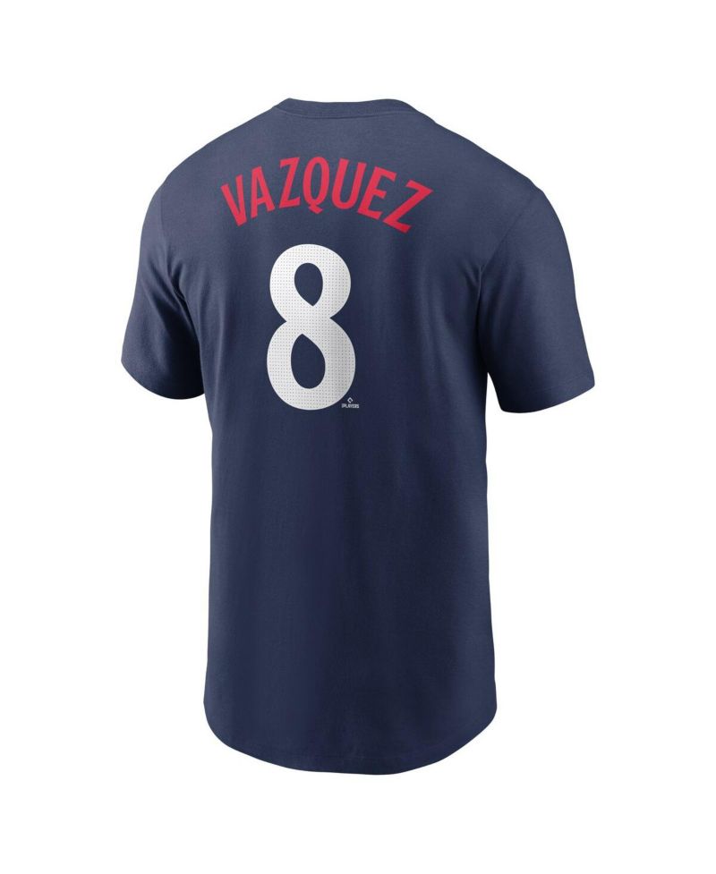 Men's Christian Vazquez Navy Minnesota Twins Fuse Name & Number T-Shirt