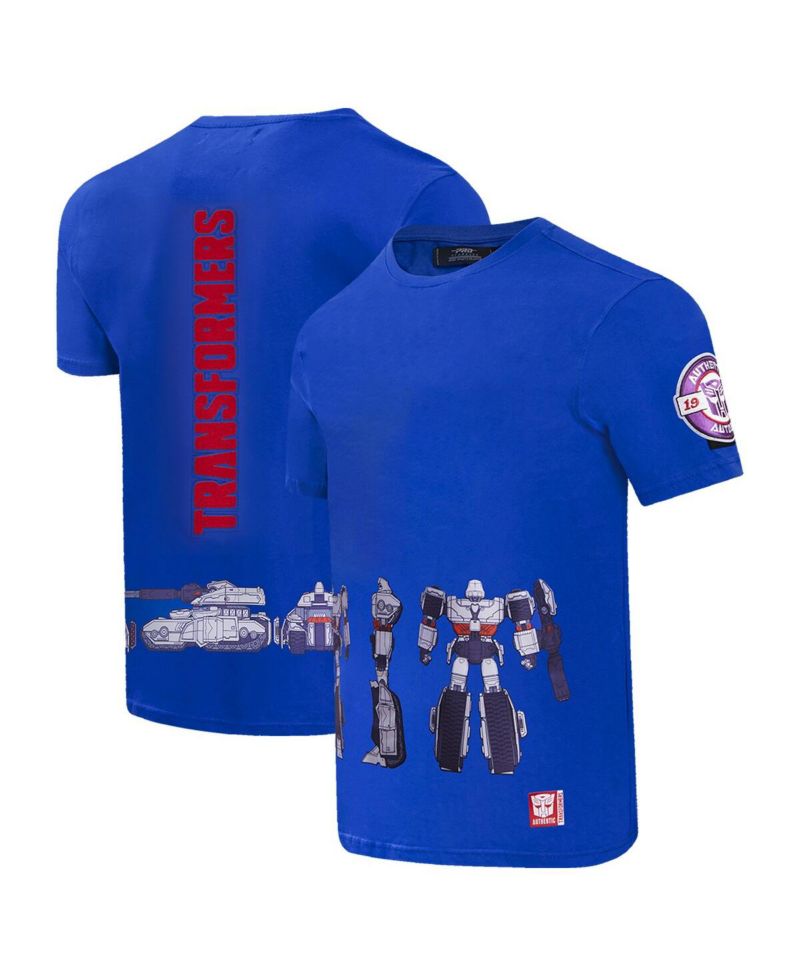 Men's and Women's Royal Transformers Barricade T-shirt