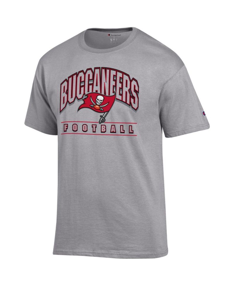 Men's Heather Gray Tampa Bay Buccaneers Football T-Shirt