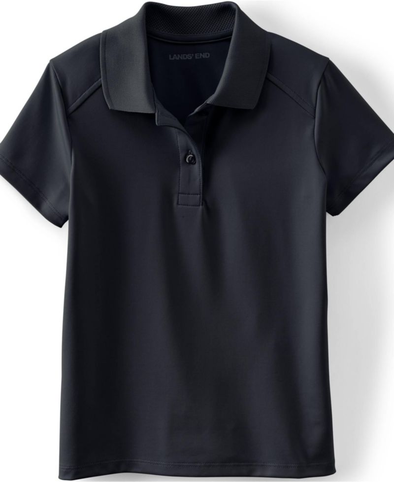 Girls Short Sleeve Feminine Fit Rapid Dry Polo Shirt