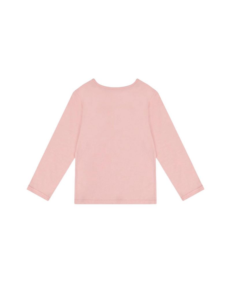 Little and Big Girl (6 -12)Long Sleeve Organic Cotton T-Shirt