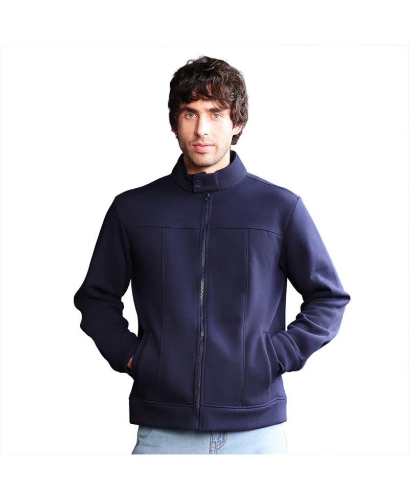 Men's Panel-Stitch Knit Sweatshirt
