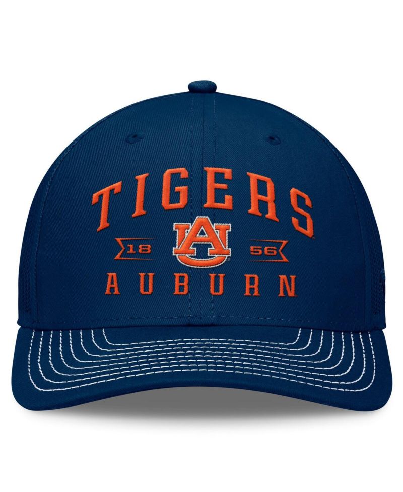 Men's Navy Auburn Tigers Carson Trucker Adjustable Hat