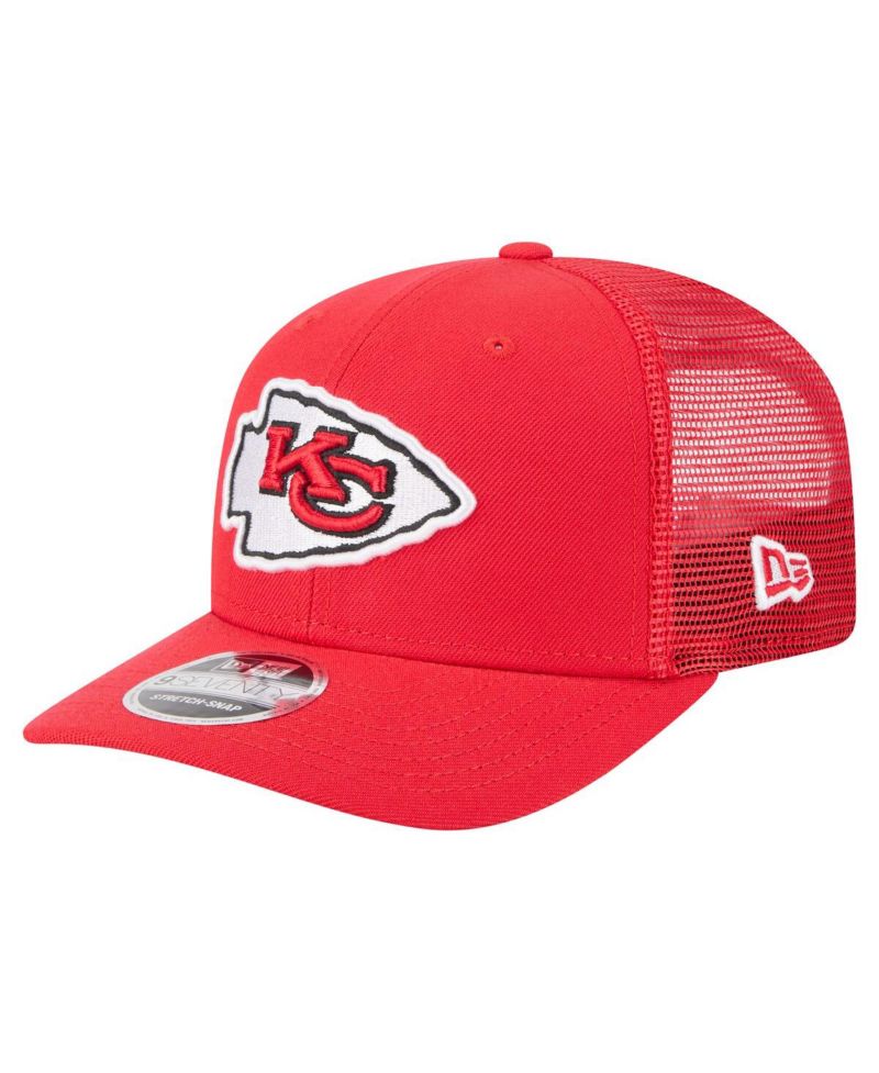Men's Red Kansas City Chiefs Team Collection 9SEVENTY Stretch-Snap Adjustable Hat