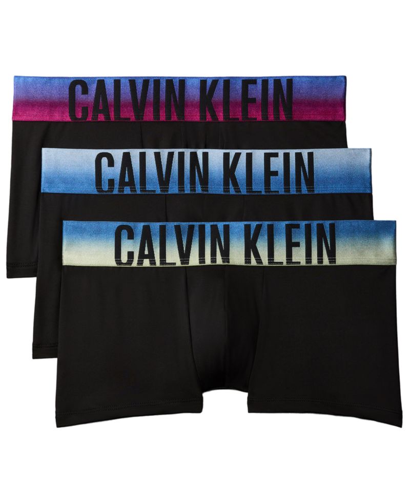 Men's Intense Power Low-Rise Microfiber Trunks, 3-Pack