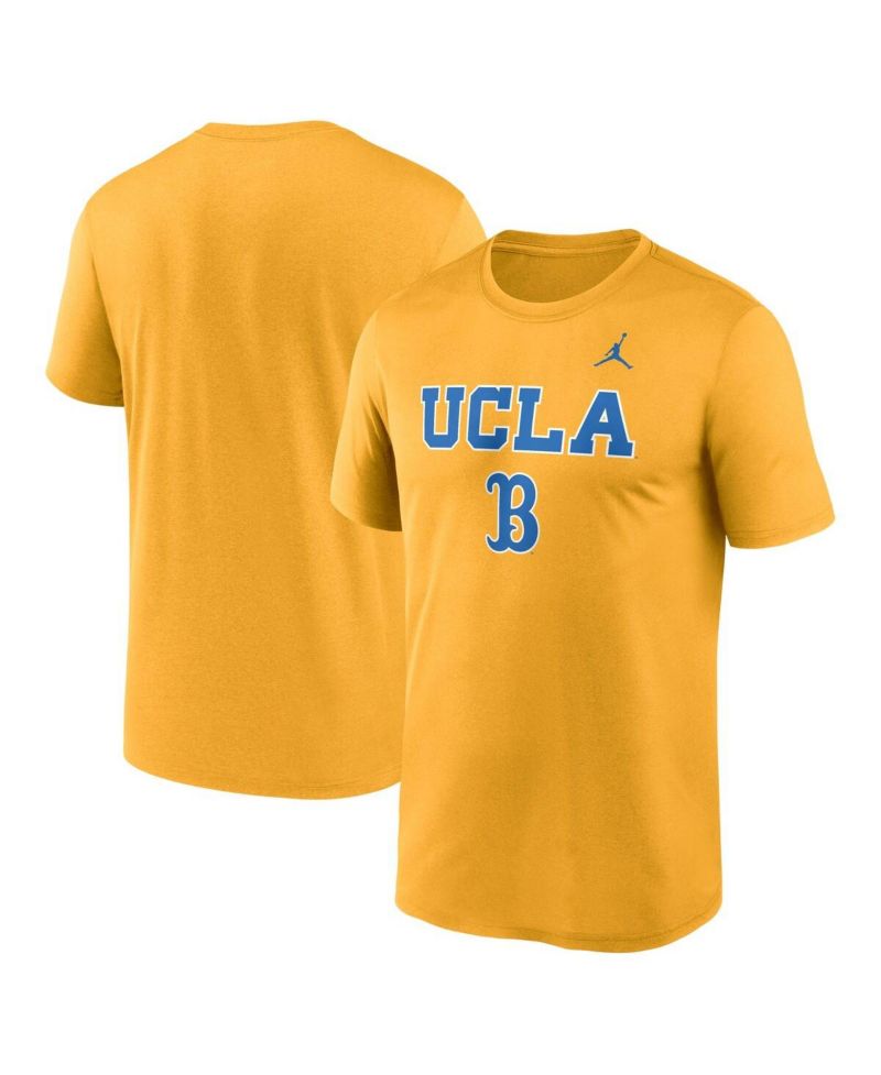 Men's Gold UCLA Bruins Lockup Legend Performance T-Shirt