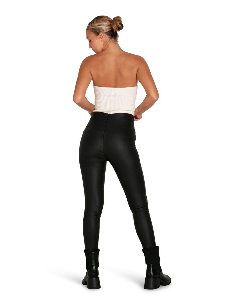 Women's Belle and Bloom City Slicker Coated Leggings
