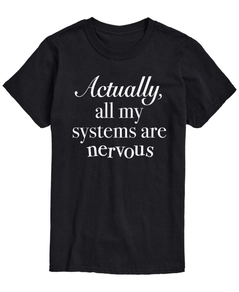 Men's All Systems Nervous Short-Sleeve Graphic T-Shirt