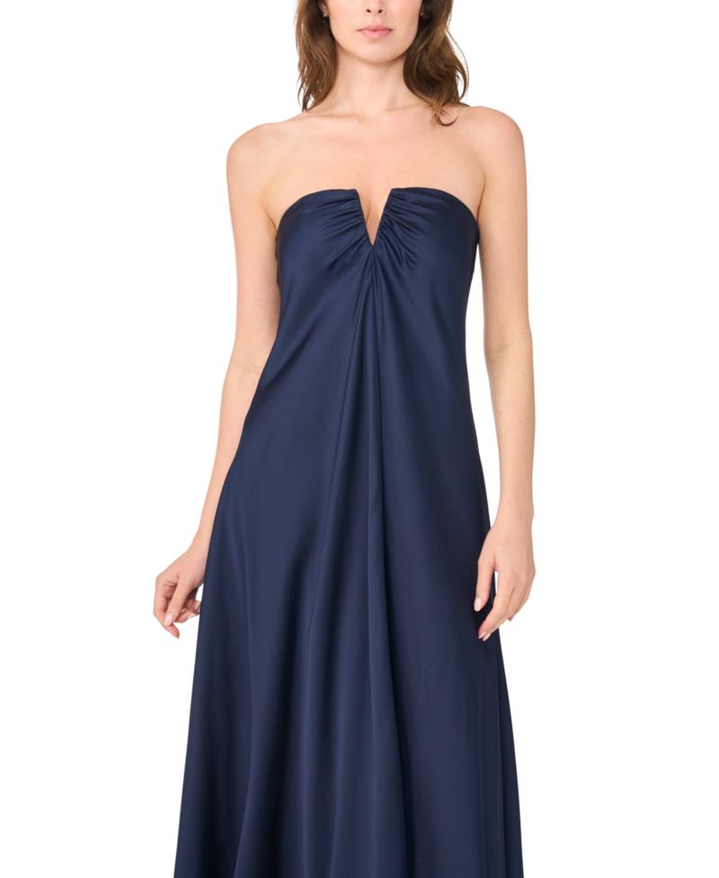 Women's The Emerson Maxi Strapless Satin Dress