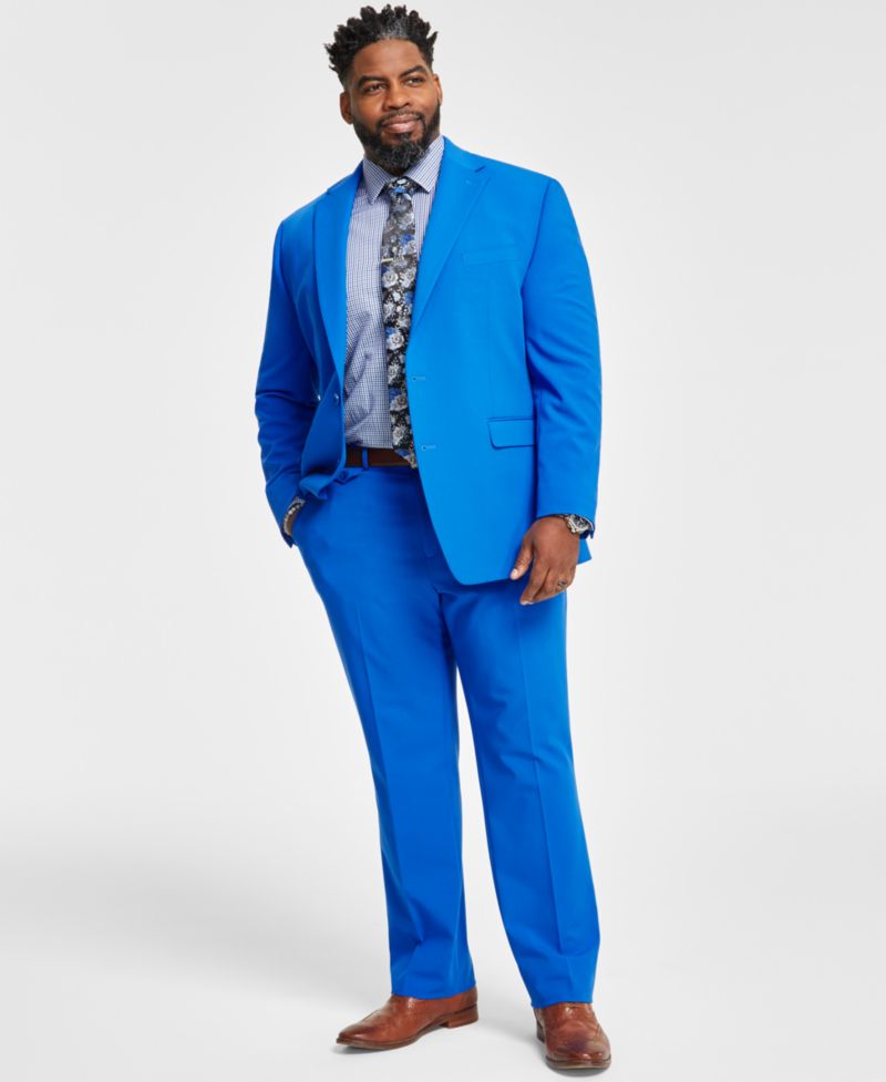 Tayion Men's Royal Blue & White Career Collection - Macy's