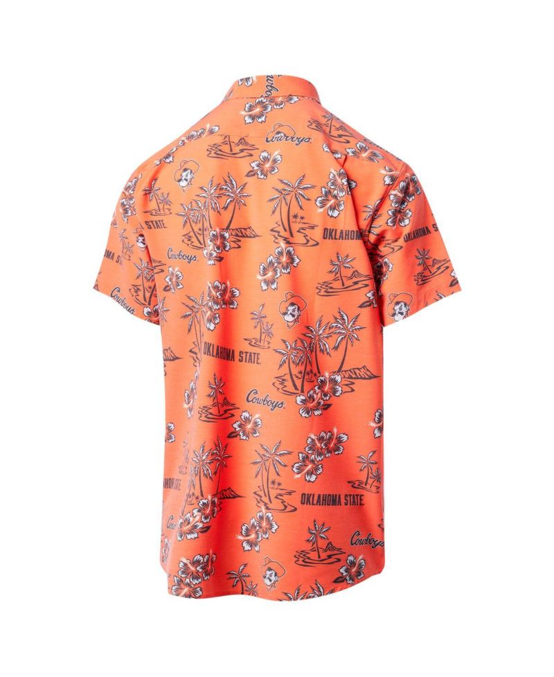 Men's Orange Oklahoma State Cowboys Classic Button-Up Shirt