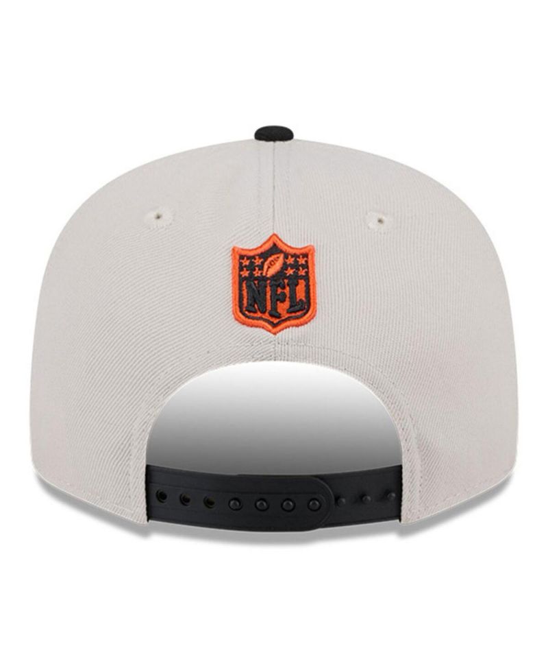 Men's Stone/Black Cincinnati Bengals 2024 Sideline Historic 9FIFTY Snapback Hat