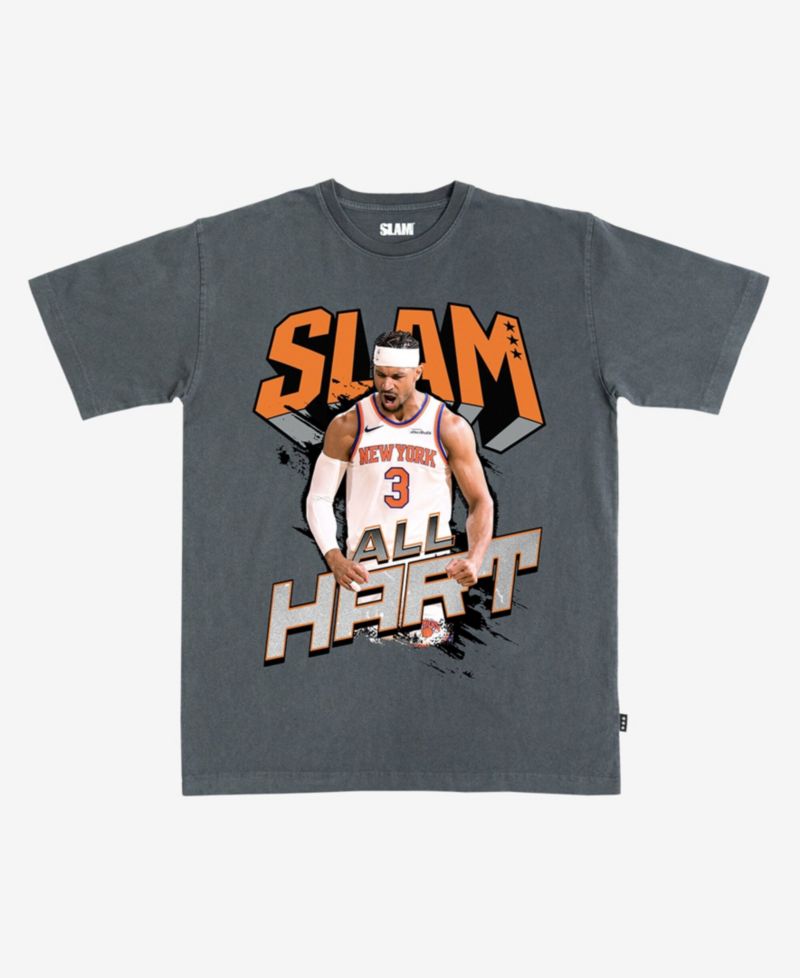 Men's and Women's Josh Hart Charcoal New York Knicks T-Shirt
