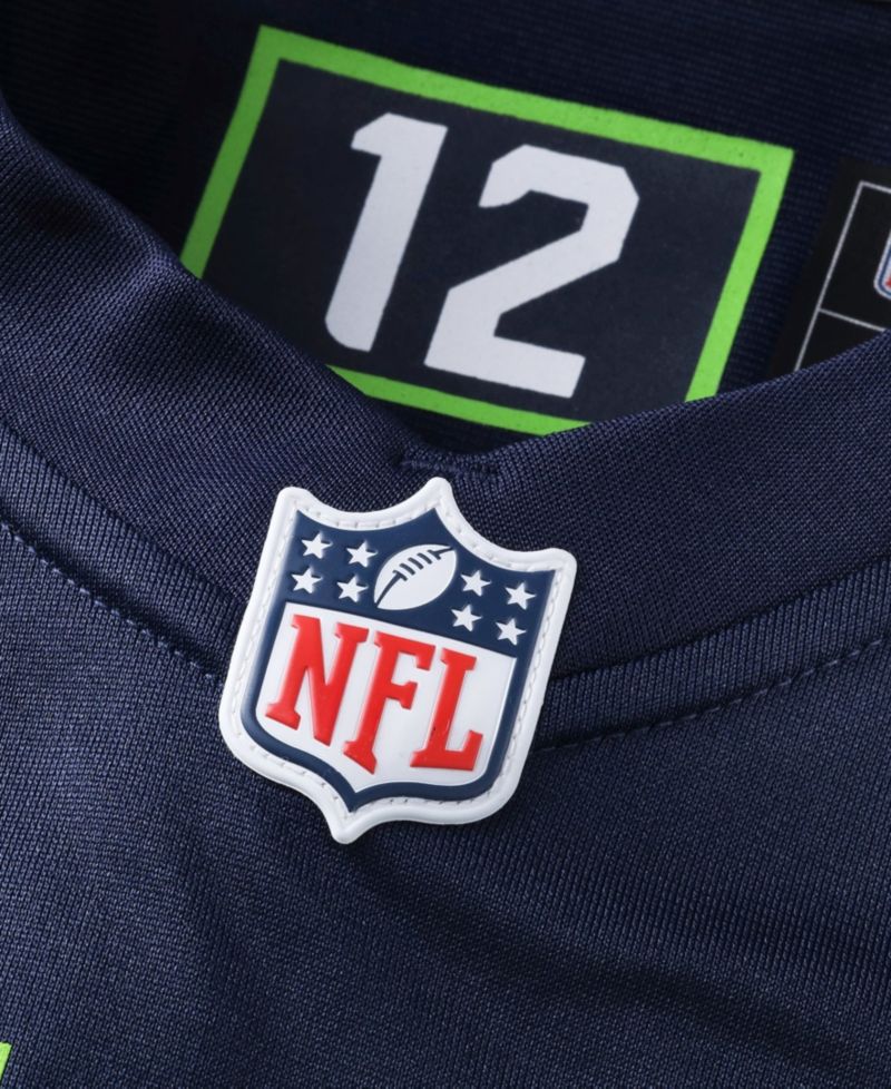 Men's Jaxon Smith-Njigba College Navy Seattle Seahawks 2023 NFL Draft First Round Pick Game Jersey
