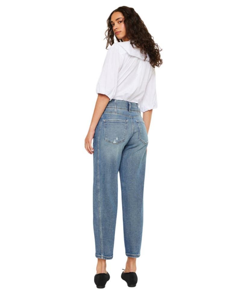 Women's USA Juniors' Jane Ultra High-Rise Slim Barrel Jeans