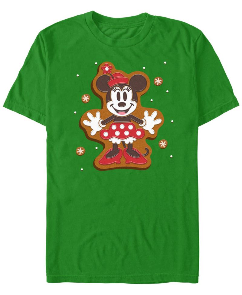 Men's Minnie Gingerbread Short Sleeve T-Shirt