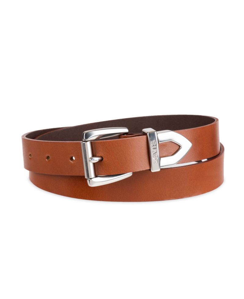 Women's Western Metal Tip End Leather Extended Size Belt