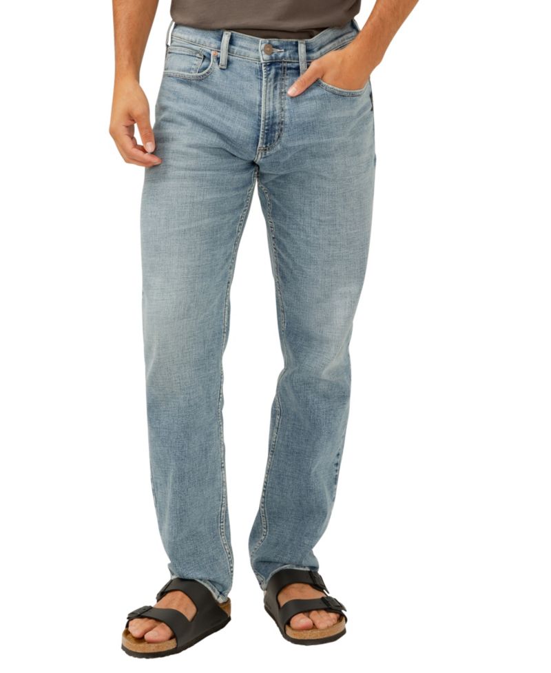 Men's Eddie Classic Athletic Fit Tapered Leg Luxe Heritage Jeans