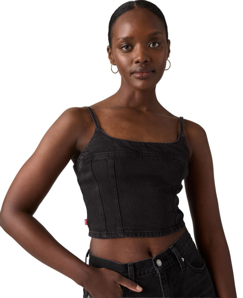 Premium Women's Jadine Denim Tank Top