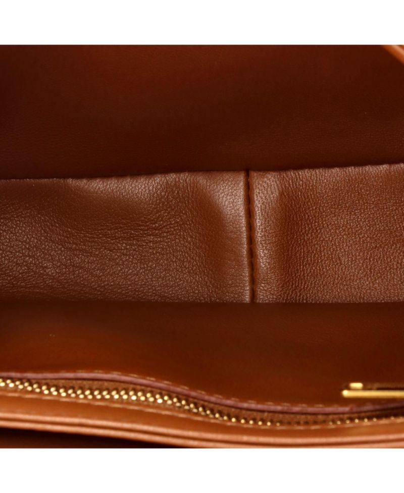 Teen Triomphe Shoulder Bag Canvas with Leather